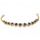 Pre Owned 9ct Sapphire and Diamond Bracelet ZB894